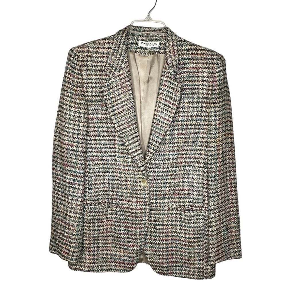 Vintage Wade Allen New York Silk Wool Blazer